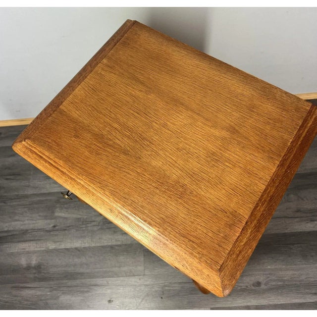 Vintage French Oak Bedside Tables, Set of 2 For Sale - Image 9 of 14