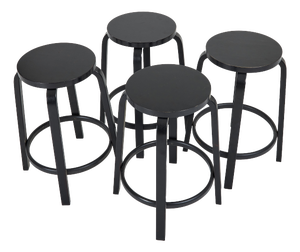 Model 64 Bar Stools by Alvar Aalto for Artek, Finland, 1930s, Set of 4