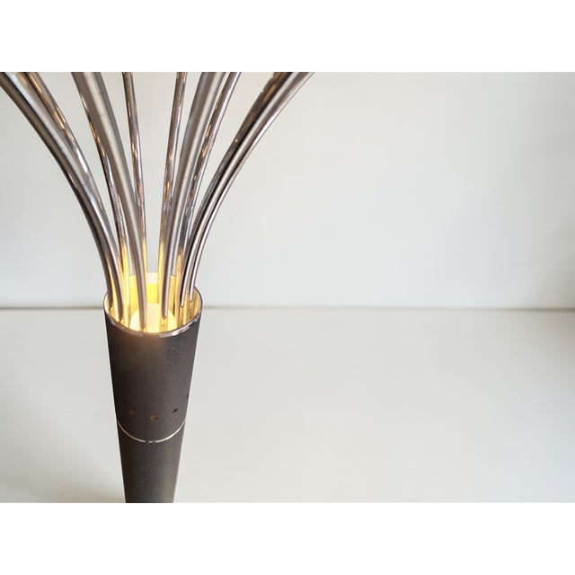 12-Light Floor Lamp from Esperia, Italy, 1970s For Sale - Image 6 of 9