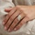 14k Yellow Gold cluster ring with approximately 2.50 carats of round white diamonds 5.76 grams size 4.75, (sizable)
