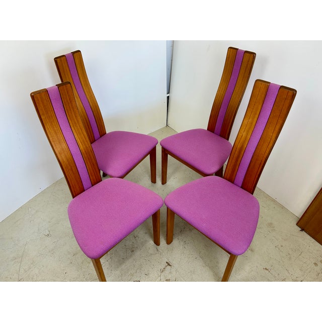 Mid 20th Century Vintage Mid-Century Danish Teak Dining Chairs by Vamdrup Stolefabrik For Sale - Image 5 of 8