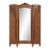 Antique French Burl Walnut Armoire Wardrobe Mirror Carved Cabinet Circas 1920s For Sale