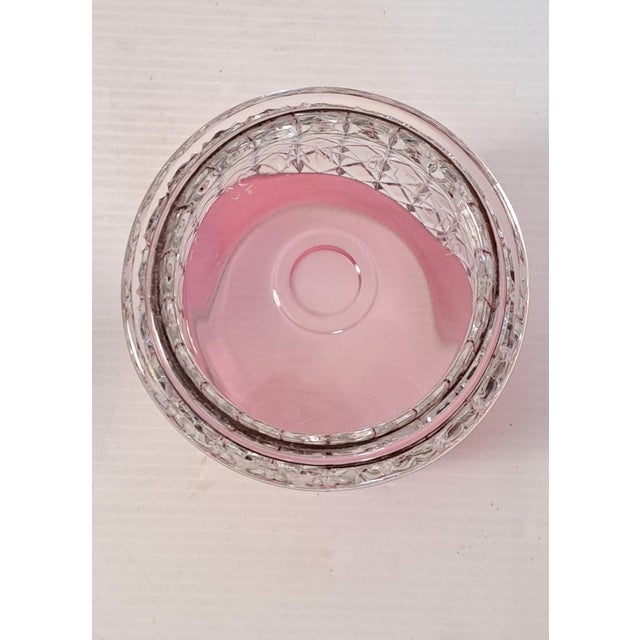 Ripley & Co Eapg Mascotte Ruby Stain Jar Dated 1873 Early American Pattern Glass For Sale In West Palm - Image 6 of 11