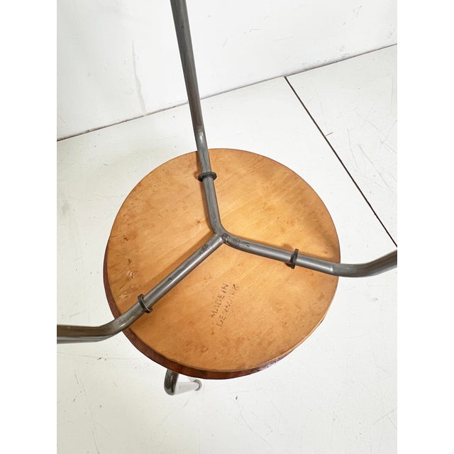 Brown C. 1960s Arne Jacobsen Danish Teak Stacking Tripod "Dot" Stools -- Set/3 For Sale - Image 8 of 8