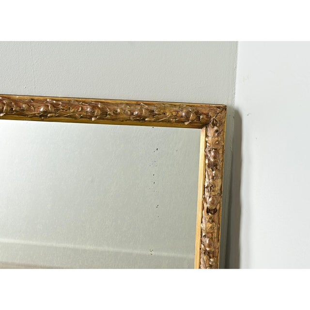 French 19th Century Gilt Mirror of Acorns and Oak Leaves For Sale - Image 9 of 11