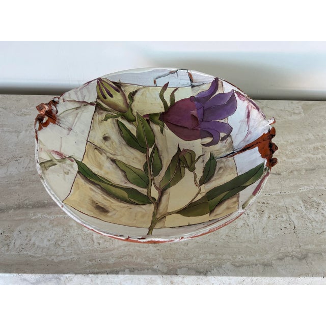 1980s Vintage Handmade Artistic Pottery Bowl , Signed/ Sold For Sale - Image 4 of 13