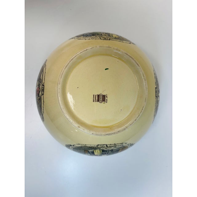 Vintage English Adams 'Cries of London' Bowl For Sale - Image 10 of 11