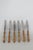 Silver Ed Wusthof Dreizackwerk Solingen Germany 6pc Knives Bamboo Stainless Steel 5099b For Sale - Image 8 of 12