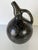 Vintage Organic Primitive Style Handcrafted Black Pottery Vase With Incised Tribal Motifs For Sale - Image 4 of 12