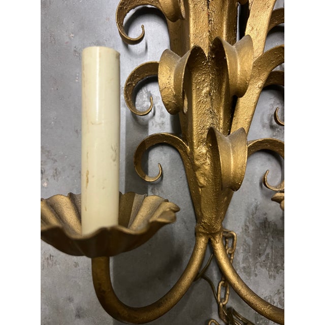 Mid-Century Modern Mid 20th Century Italian Mid Century Modern Sconces For Sale - Image 3 of 5