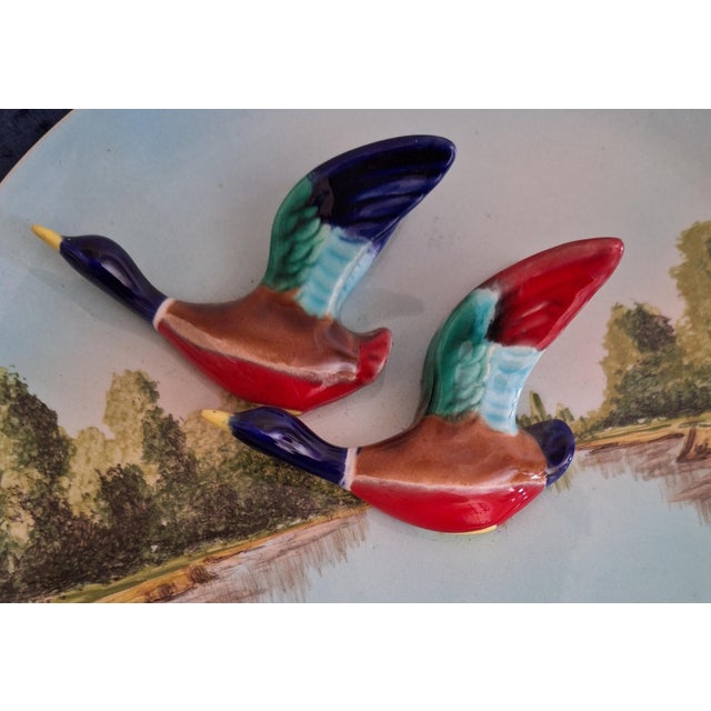 Mid-Century Modern French Ceramic Wall Plate by Ferlay for Vallauris, 1965 For Sale - Image 4 of 7