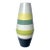 Vintage Amano Scheurich German Striped Ceramic Vase For Sale