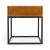 Tan Brixton Iron & Wood End Table, Multi-Color For Sale - Image 8 of 10