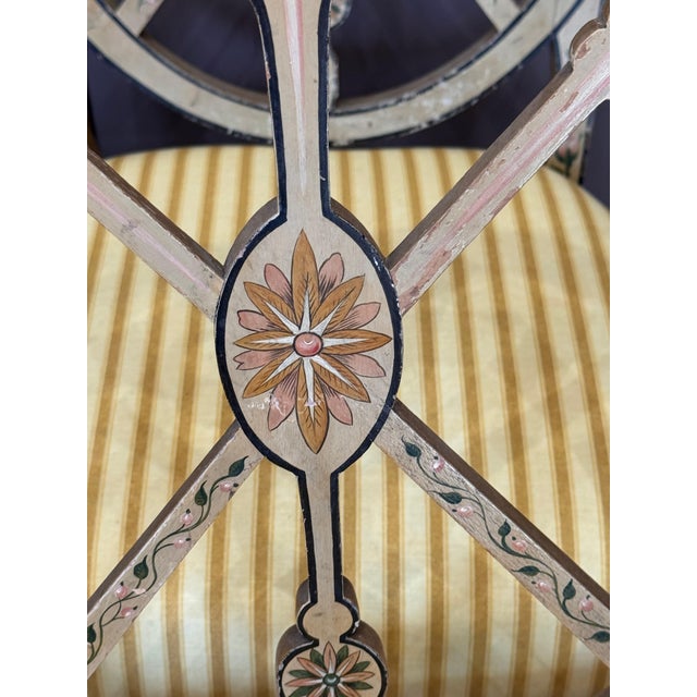 Set of Six English George III Style Wheel-Back Dining Chairs For Sale - Image 10 of 17