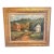 Vintage D. Snyder Dual-Signed Impasto Landscape Painting in Ornate Gallery Frame For Sale