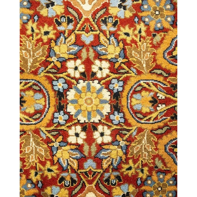 Traditional Mogul, One-of-a-Kind Hand-Knotted Area Rug in Brown, 8' 1" x 10' 3" For Sale - Image 3 of 8