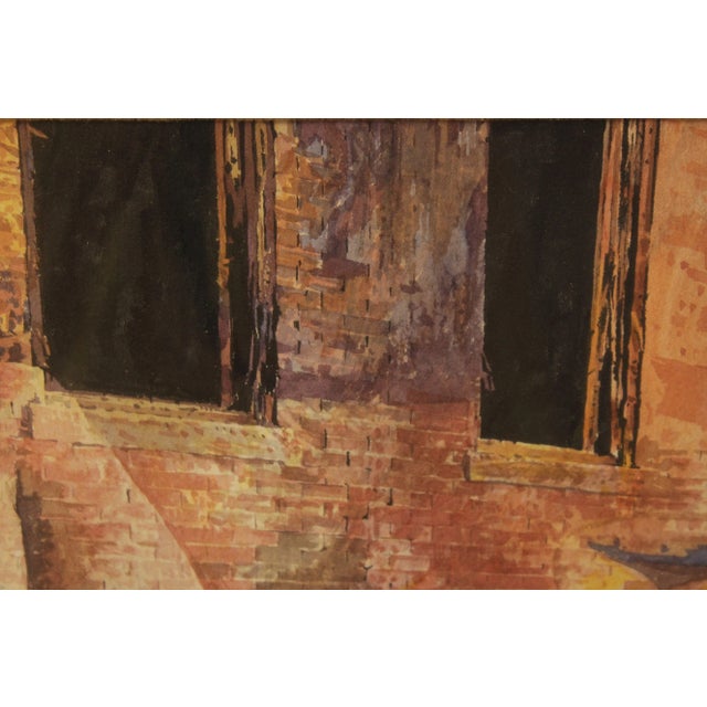 Donald Werden (American, 1921- 1991) 'Phoenix II' Abstract Watercolor Painting For Sale - Image 10 of 12