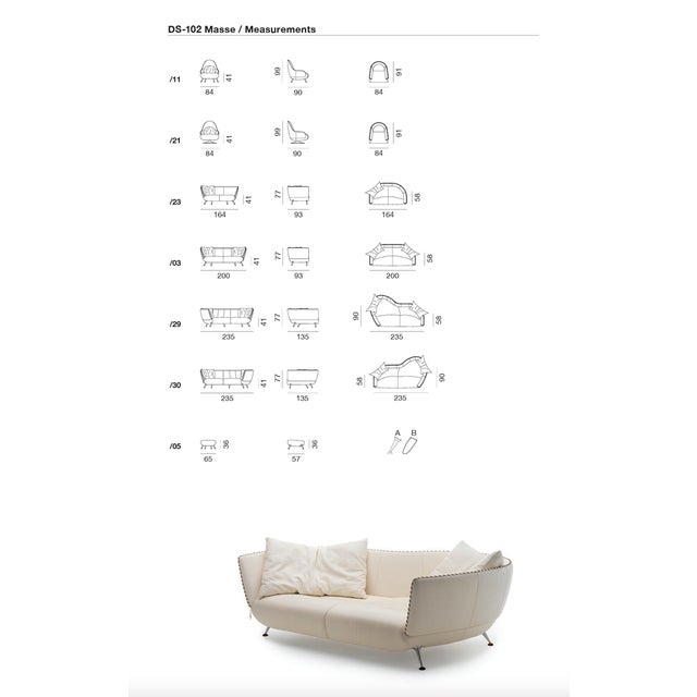 Swiss 102 Ottoman from de Sede, 1990s For Sale - Image 10 of 12
