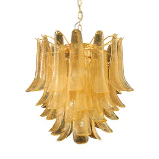 Vintage Italian Murano Chandelier from Mazzega, 1990s For Sale