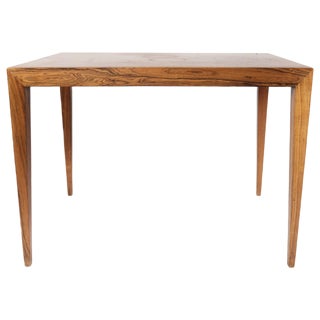 Rosewood Side Table by Severin Hansen for Haslev Furniture, 1960s For Sale