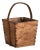 Antique Chinese Wooden Basket For Sale
