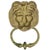 1930s Vintage English Brass Lion Door Knocker For Sale - Image 5 of 11