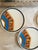 1970s Mikasa Indian Feast Teepee Salad Plates 7.5 Inch Stoneware Japan - Set of 4 For Sale - Image 11 of 11