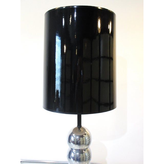 Metal George Kovacs Chromed Stacked Ball Table Lamp For Sale - Image 7 of 9