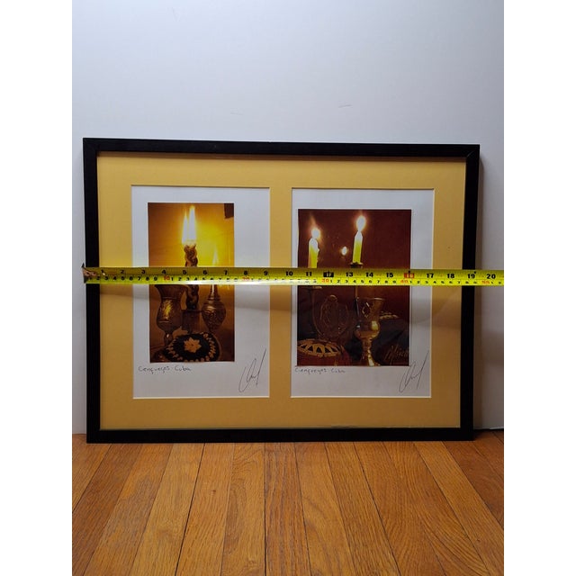 Humberto Mayol Signed Diptych Jewish Cuba Cienfuegos Ritual Photography Framed For Sale - Image 11 of 14