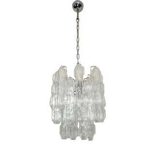 Postmodern Murano Glass Chandelier attributed to Toni Zuccheri for Venini, 1970s For Sale