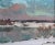 Alfejs Bromults, Winter Landscape, Oil on Cardboard For Sale - Image 11 of 11