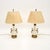 A stunning pair of antique French ceramic and gilt metal table lamps. They were made in France, they date from around the...