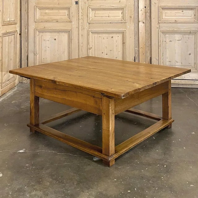 19th Century Rustic Country French Fruitwood Coffee Table Chairish