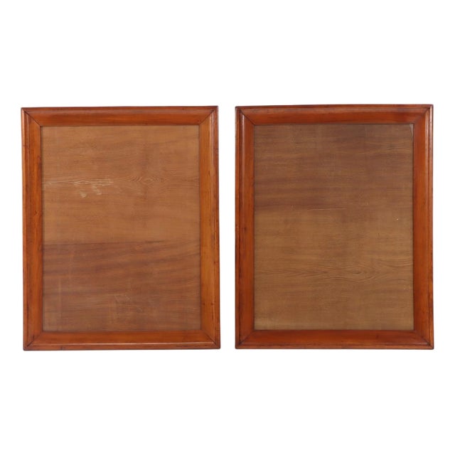 Pair of Italian Sycamore Mirror or Picture Frames, c.1900. For Sale