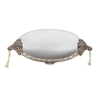 Vintage Jugendstil Wall Mirror in Metal and Glass, Early 20th Century For Sale