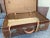 Early 20th Century Antique Leather Traveller's Suitcase For Sale - Image 5 of 8
