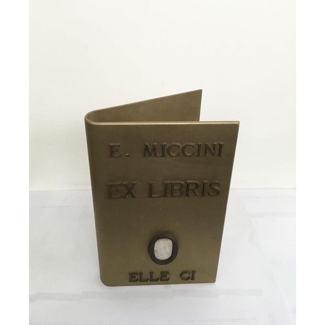Vintage Italian Aluminun Abstract Sculpture by Eugenio Miccini, 1970 For Sale - Image 3 of 18