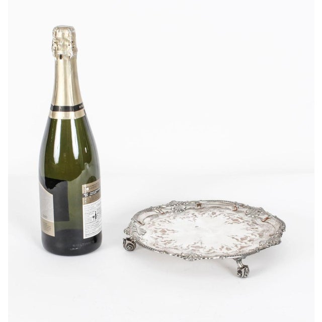 Antique George III Sheffield Silver-Plated Tray, 18th Century For Sale - Image 11 of 13