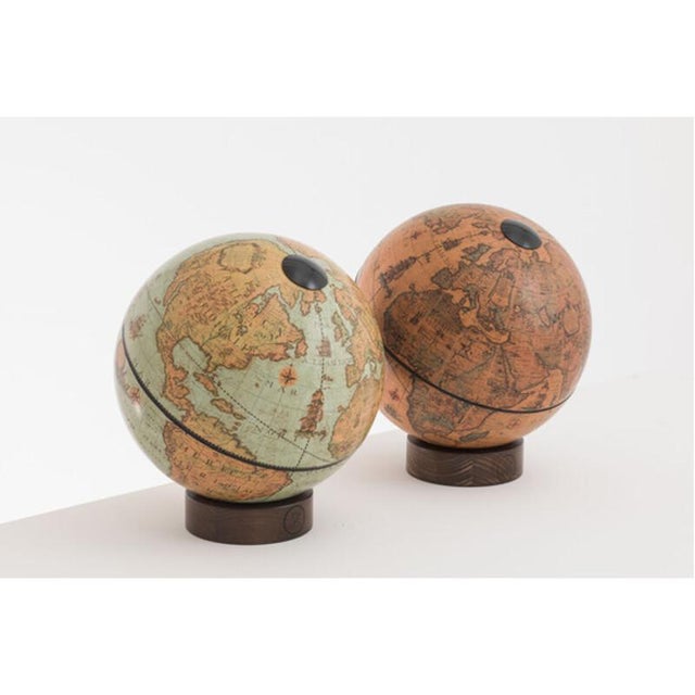 Early 21st Century Orbis Classic Brown Globe by Zoffoli Mappamondi For Sale - Image 5 of 8