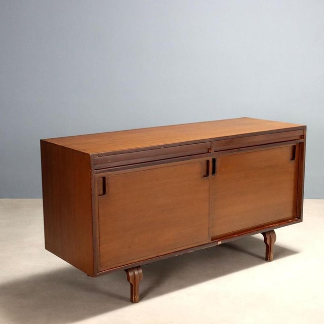 Brown Vintage Sideboard Renato Magri for Cantieri Carugati, 1960s For Sale - Image 8 of 8