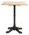 Cast Iron Bistro Table with Oak Top, Antique, France, 20th Century For Sale