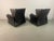 Viola dAmore Lounge Chairs in Dolphin Grey Leather with Hocker by Piero De Martini from Cassina, Italy, 1970s, Set of 2 For Sale - Image 9 of 18