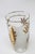 Libbey Glass Co. Vintage Libbey Cocktail Glasses Set, Frosted Glass with Gold Leaf For Sale - Image 4 of 18
