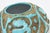 1950s Mid Century Modern Saca Italian Ceramic Bowl With Sgraffito Turquoise Applied Design, 1950's For Sale - Image 5 of 10