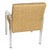 Pace Collection Single Pace Lucite Chair With Ochre & French Blue Upholstery For Sale - Image 4 of 4