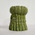 Vintage Ceramic Majolica Style Vase With Ribbon Tied Around a Stalk of Asparagus For Sale - Image 4 of 8