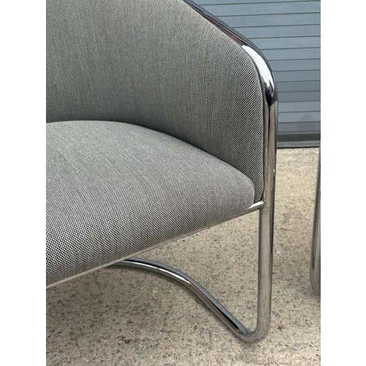 Thonet Chrome Lounge Chairs designed by Anton Lorenz For Sale - Image 10 of 10