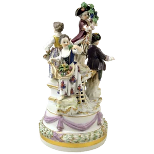 Figurine Group by Kaendler for Meissen, 1870