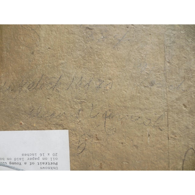 Nude Study of a Young Maiden Oil on Panel For Sale - Image 11 of 11