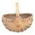 Antique American Splint Oak Basket With Handled Form, Late 19th Century For Sale